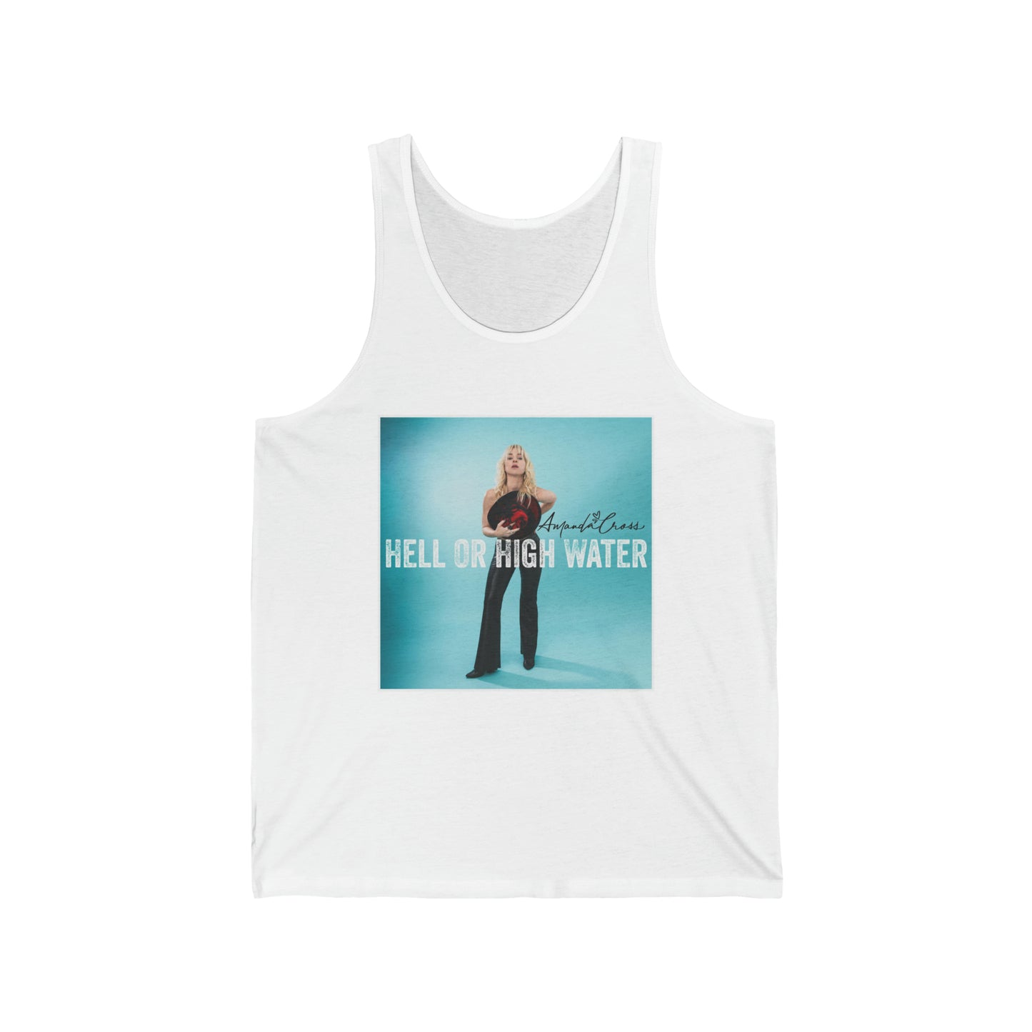 “Hell or High Water” Album cover tank - black or white