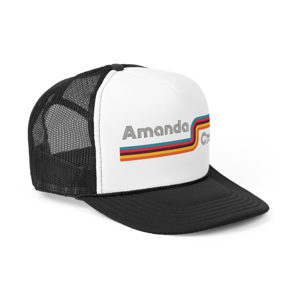 Amanda Cross Rainbow Trucker Hat