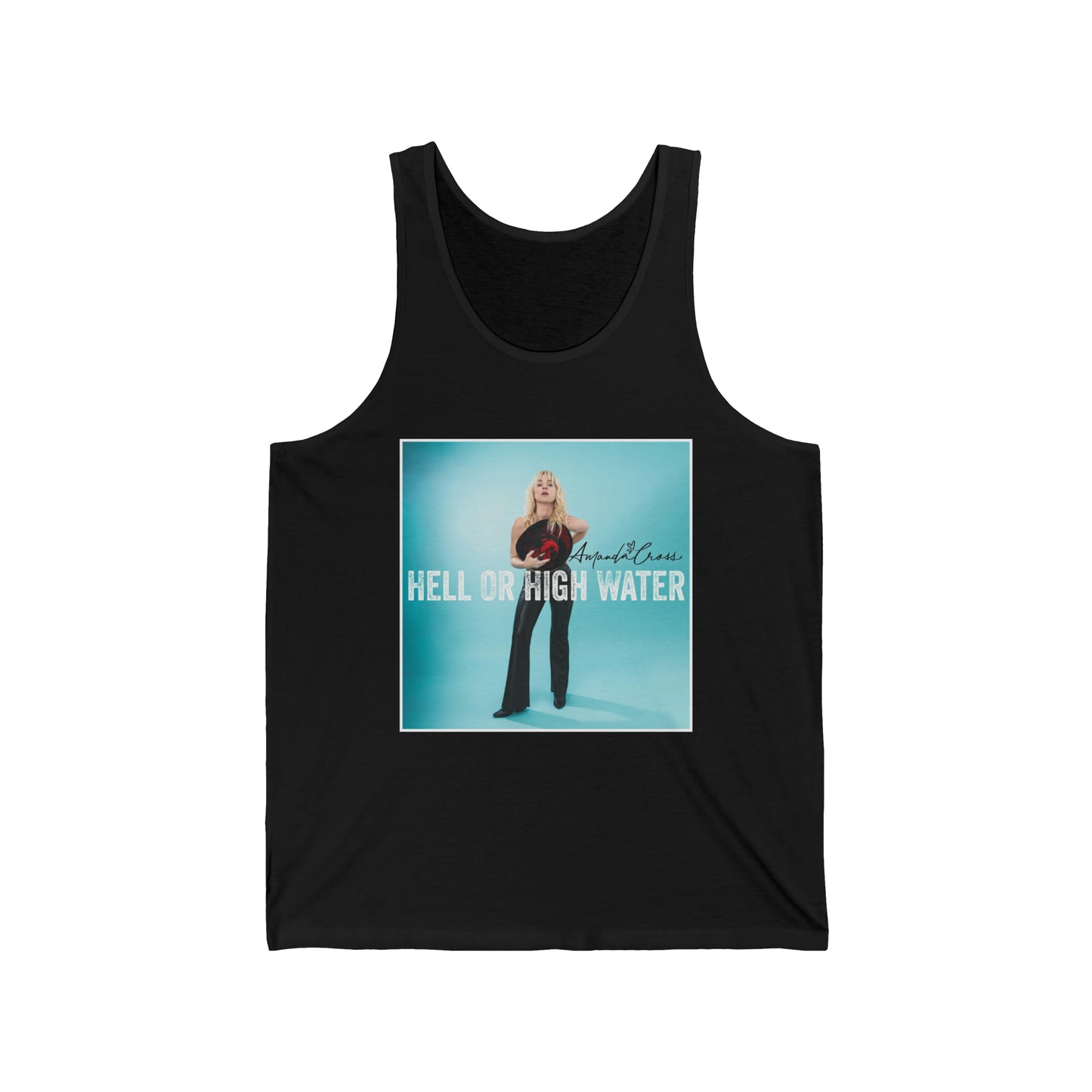 “Hell or High Water” Album cover tank - black or white