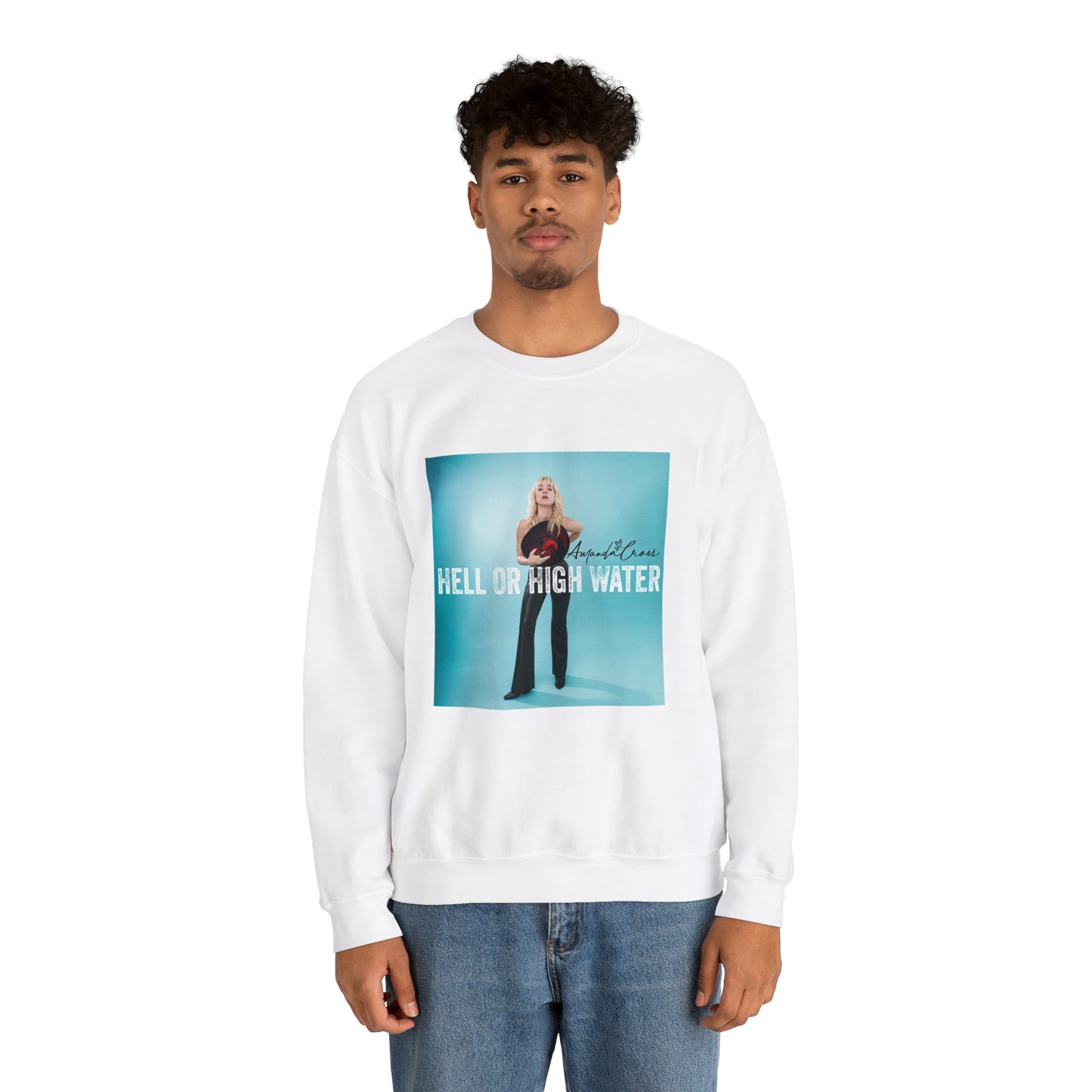 Amanda Cross Album Artwork Unisex Heavy Blend™ Crewneck Sweatshirt