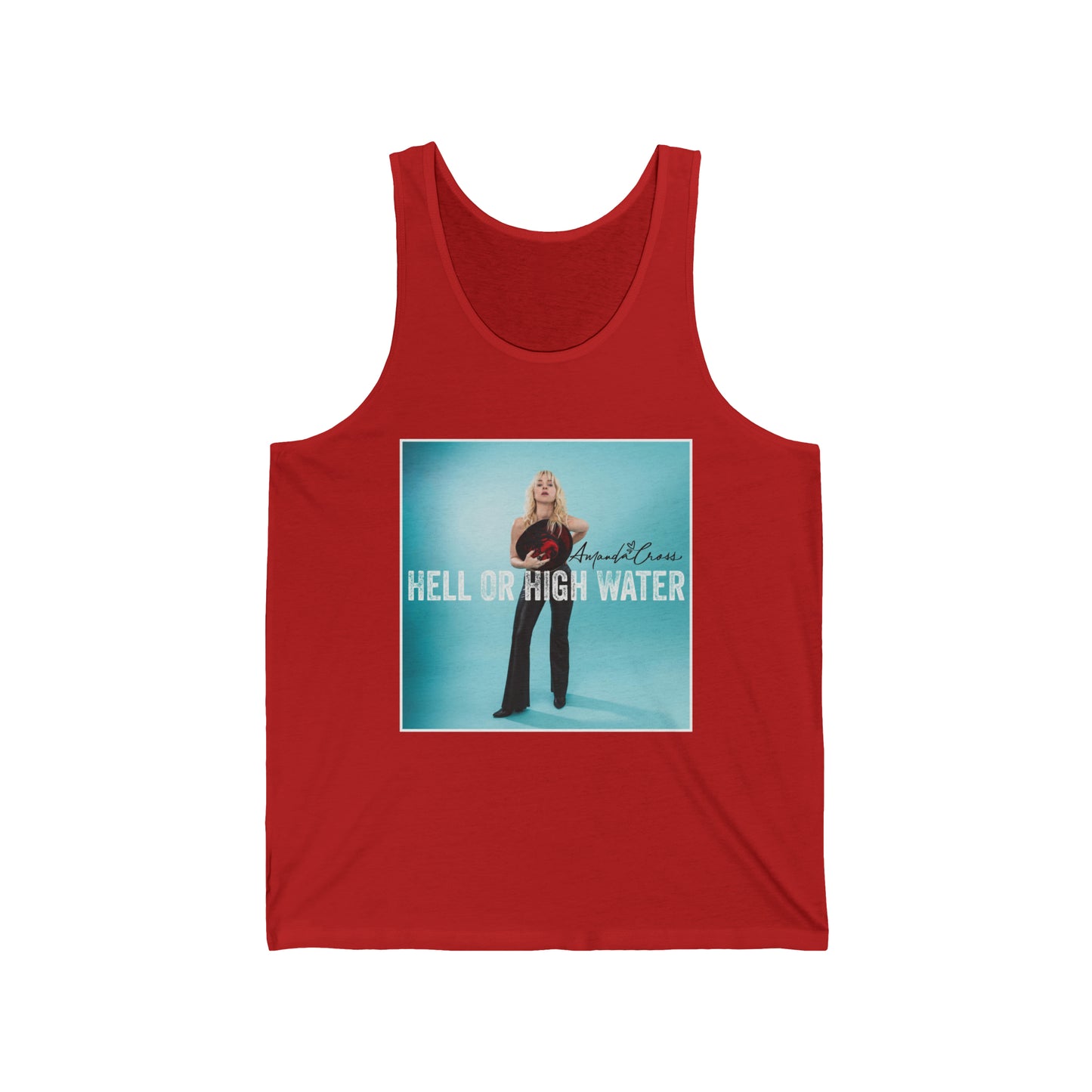 “Hell or High Water” Album cover tank - black or white