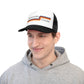 Amanda Cross Rainbow Trucker Hat