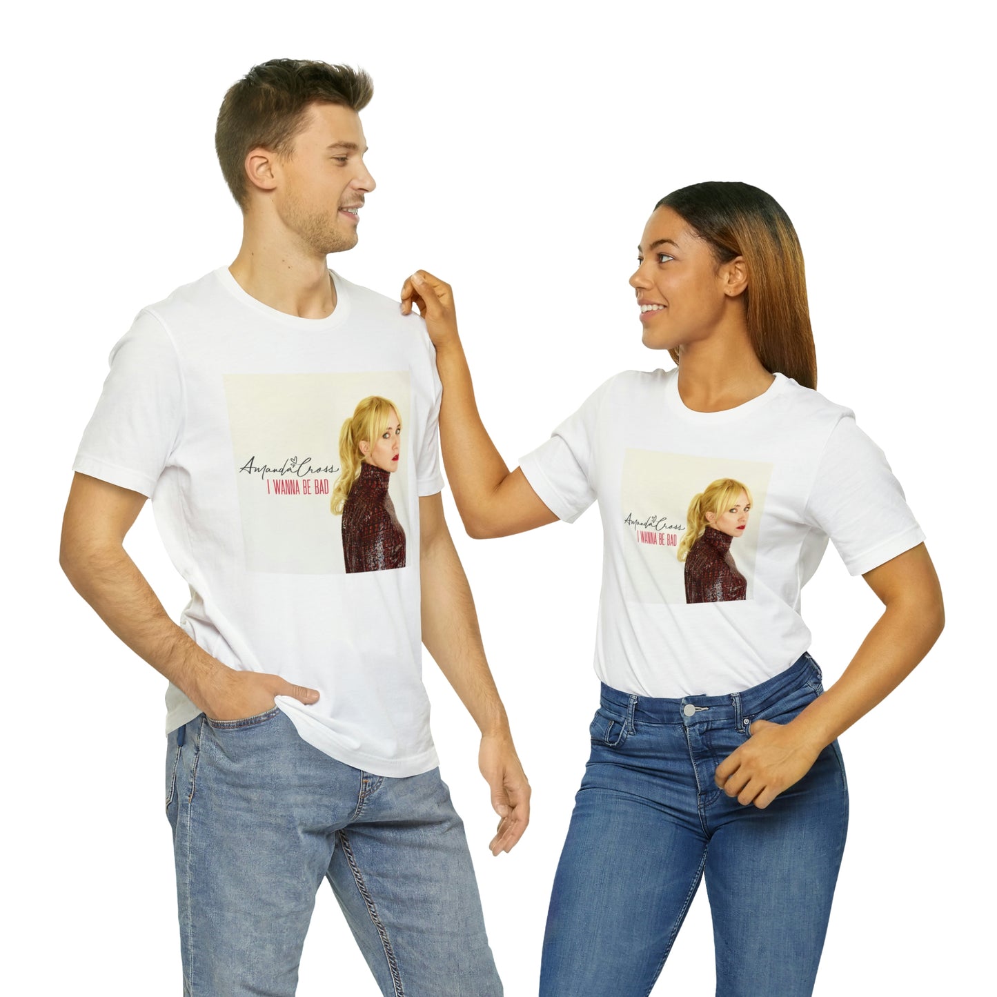 “I Wanna Be Bad” comfy unisex T