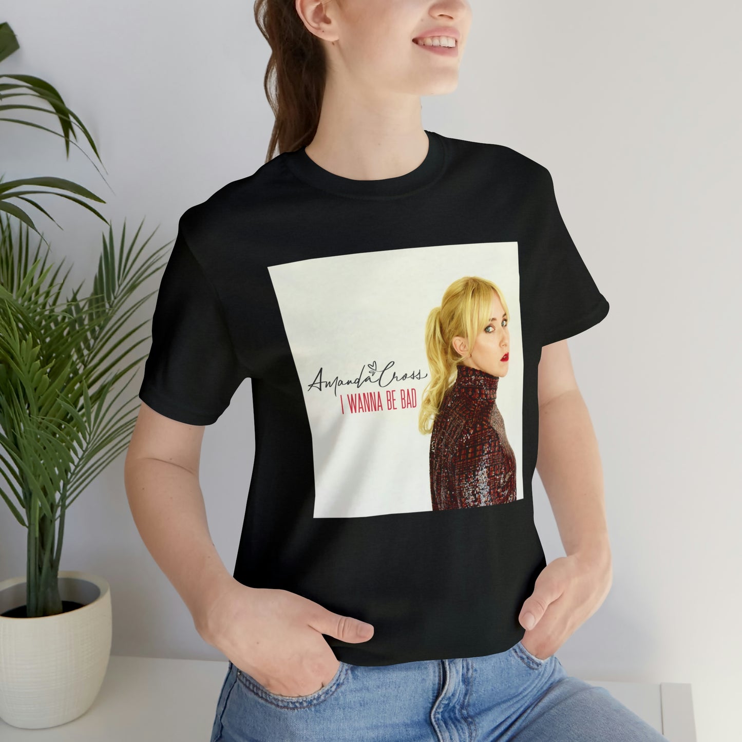 “I Wanna Be Bad” comfy unisex T