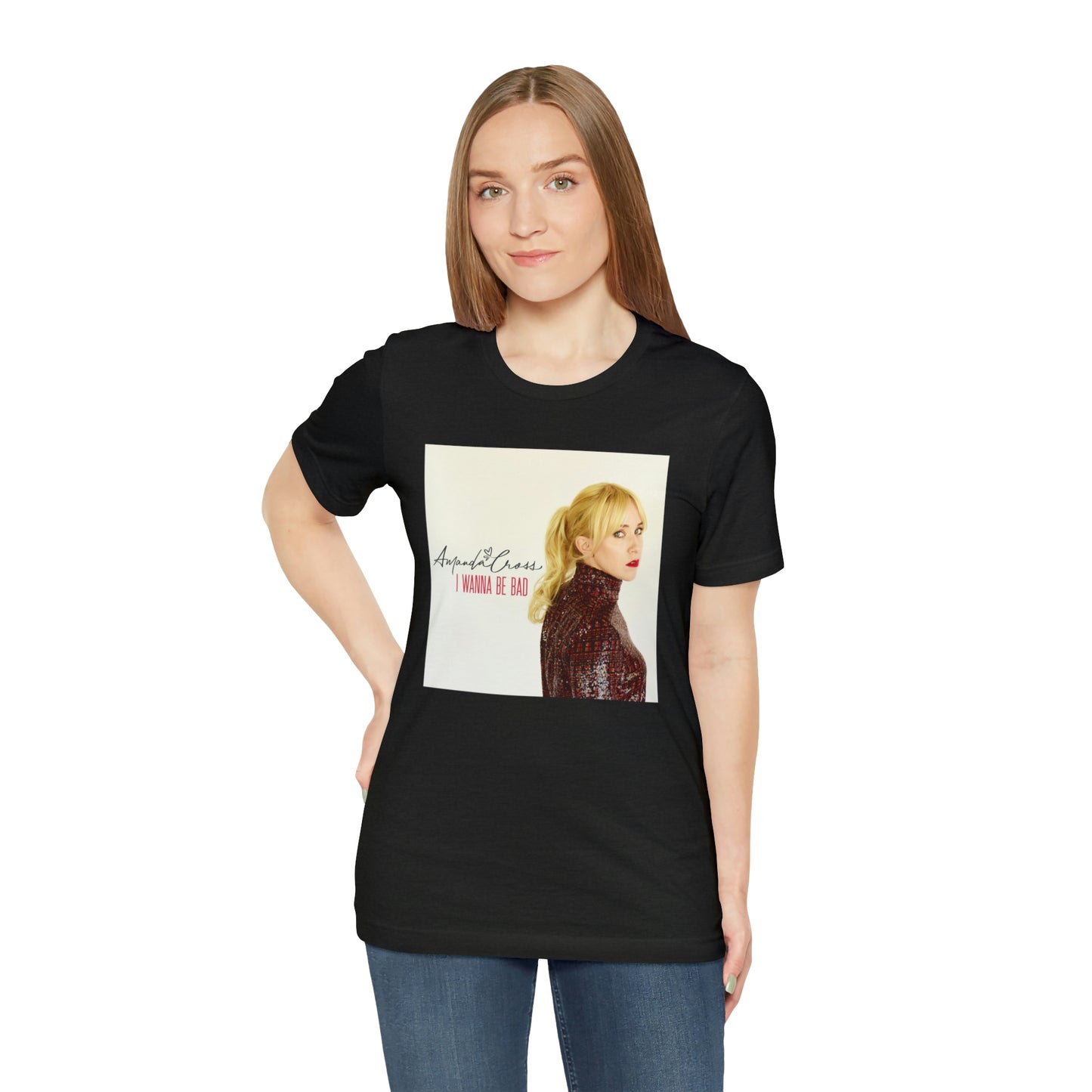 “I Wanna Be Bad” comfy unisex T