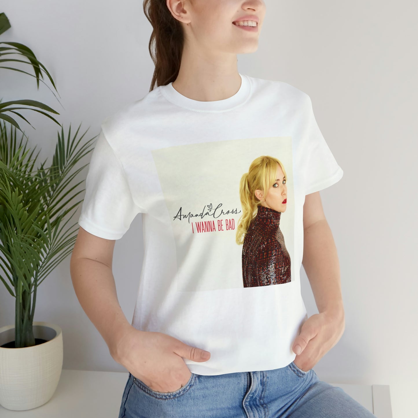 “I Wanna Be Bad” comfy unisex T