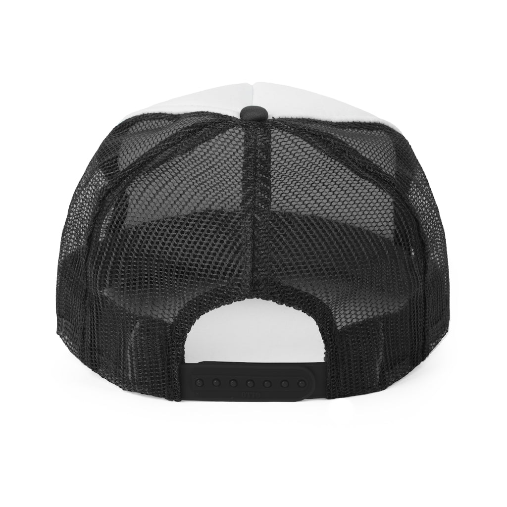Amanda Cross Rainbow Trucker Hat
