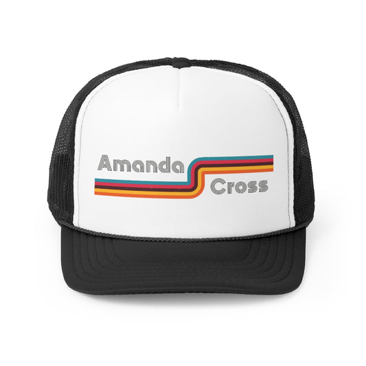Amanda Cross Rainbow Trucker Hat